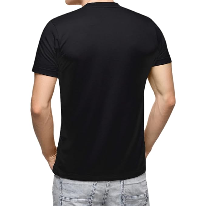 Fitrangi Black Tshirt | Adventure Tshirt | Half Sleeve T-Shirt | Cotton T-Shirt | Unisex | Oops Theme…